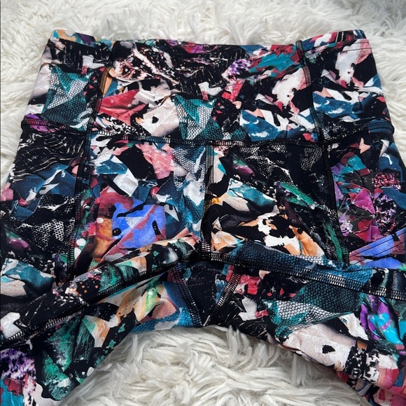 Lululemon Fast & Free Crop II *Nulux 19" Color Crush Multi - Picture 2 of 6